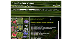 Desktop Screenshot of bushlandflora.com.au